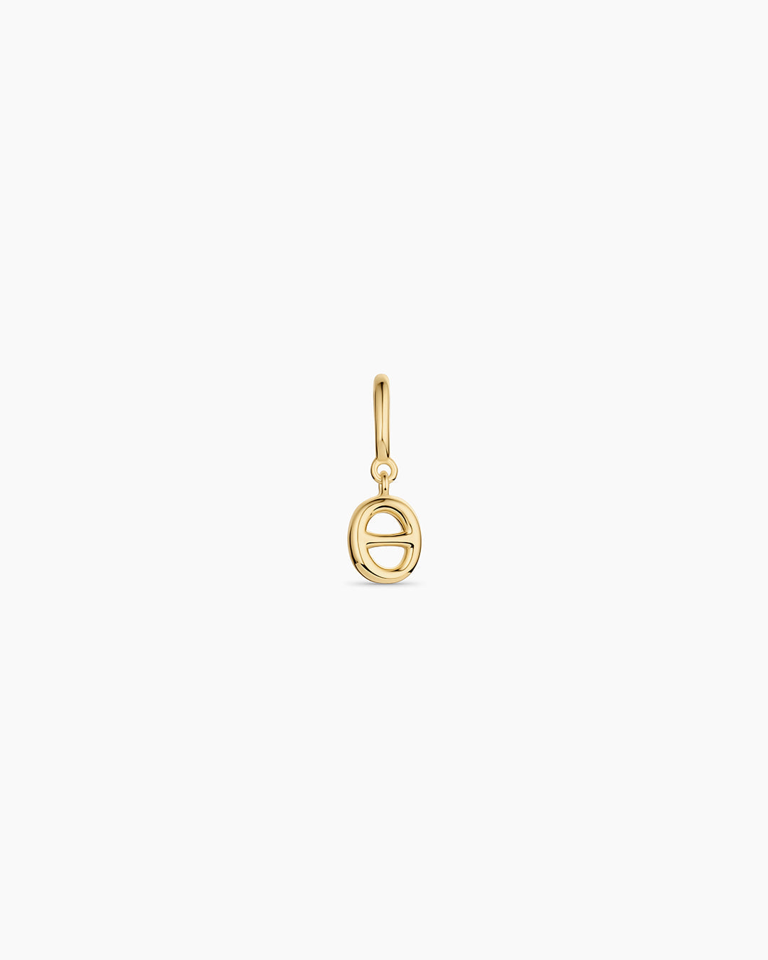 Ryder Greek Alphabet Charm || option::18K Gold Plated, Theta