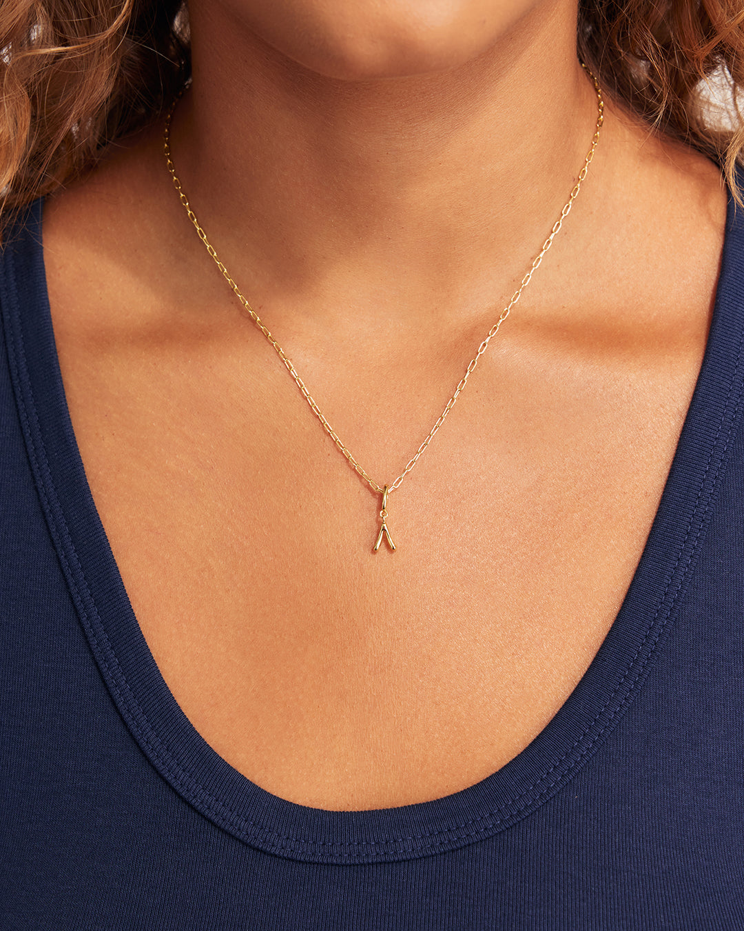 Ryder Alphabet Charm || option::18K Gold Plated, Lambda