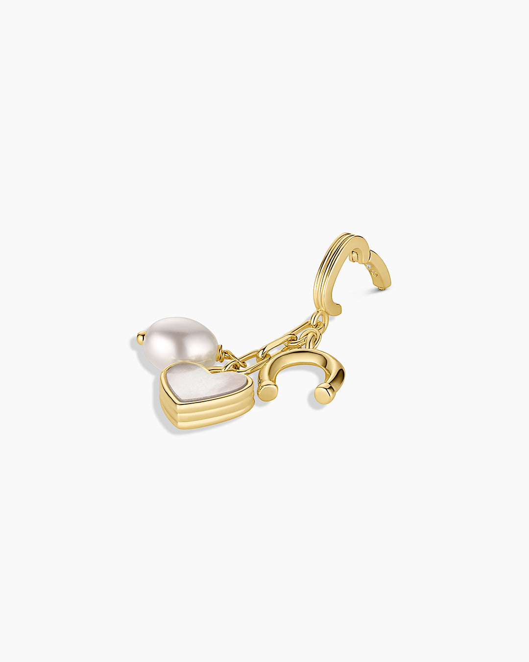 Melrose Cluster Charm || option::18K Gold Plated