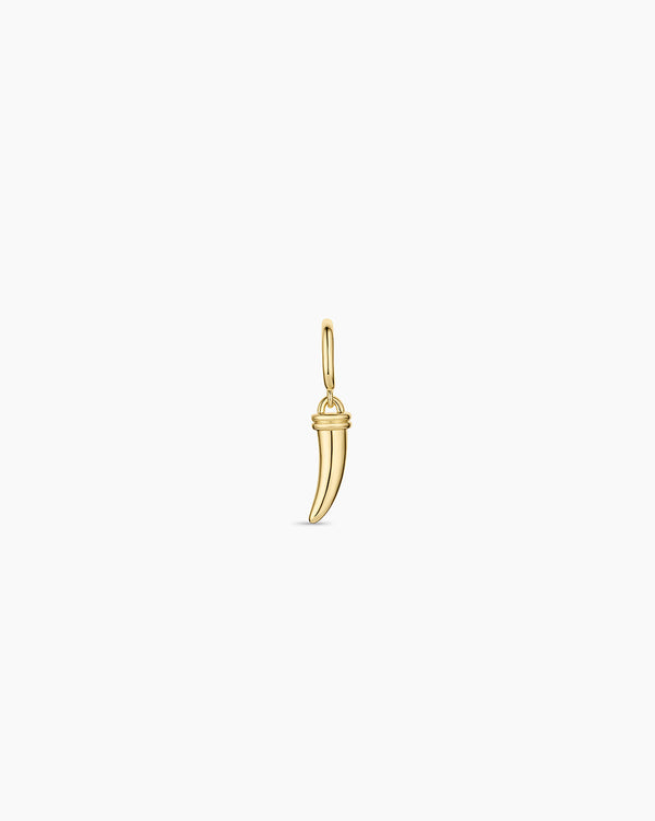 Mini Tusk Charm || option::18K Gold Plated