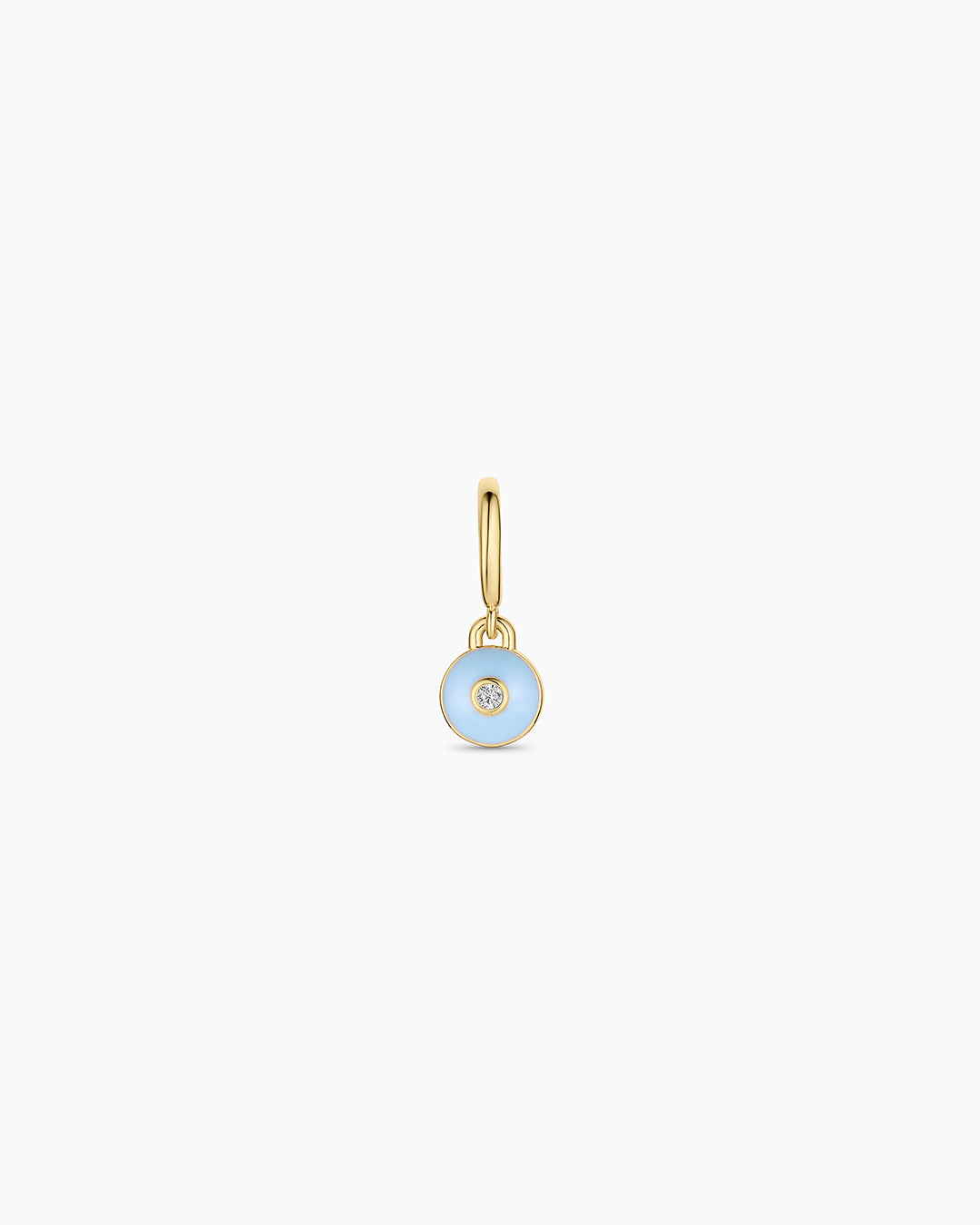 Petite Puff Charm || option::18K Gold Plated, Chambray