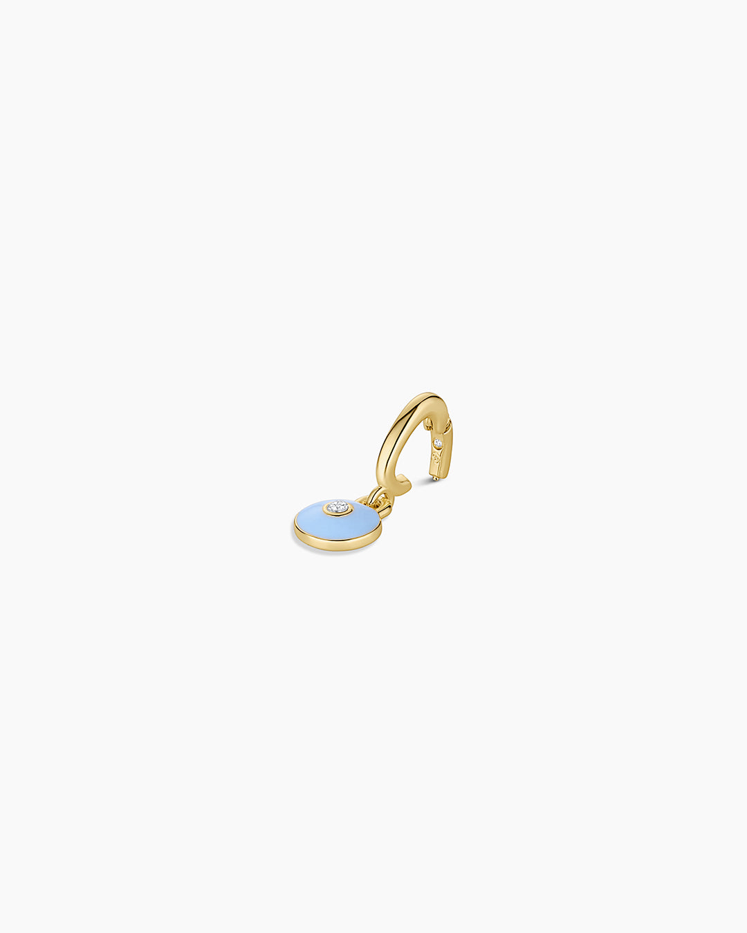 Petite Puff Charm || option::18K Gold Plated, Chambray