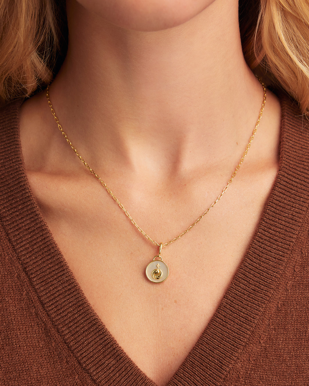  Vintage Zodiac Charm || option::18K Gold Plated, Gemini