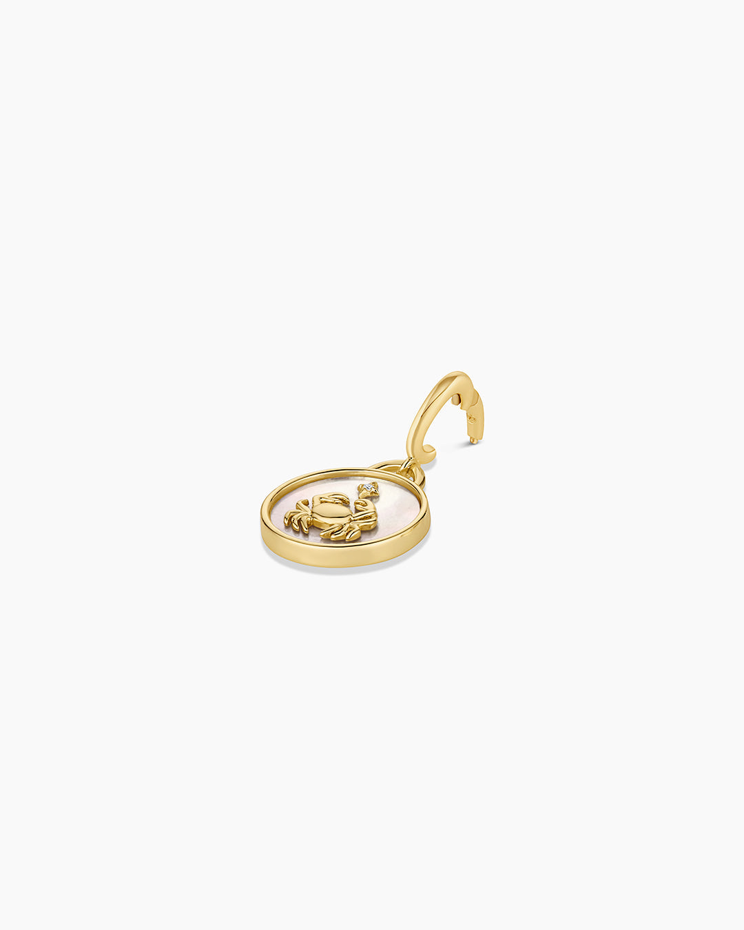  Vintage Zodiac Charm || option::18K Gold Plated, Cancer
