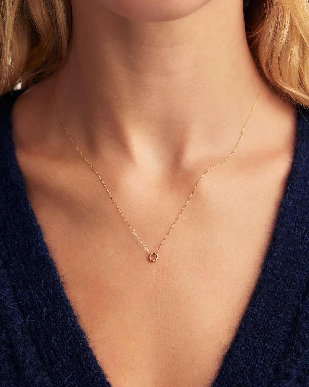 14K Gold Crew Halo Charm || option::14K Solid Gold