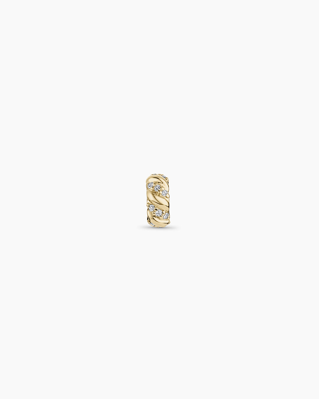 14K Diamond Crew Halo Charm || option::14K Solid Gold