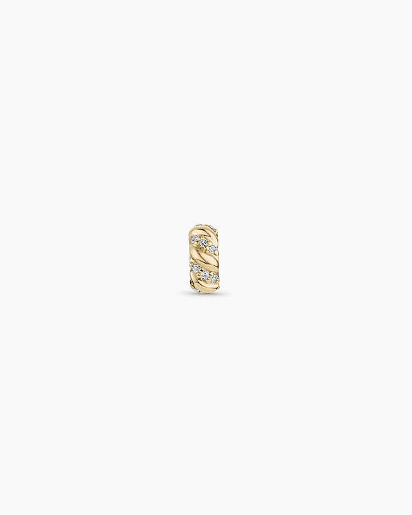 14K Diamond Crew Halo Charm || option::14K Solid Gold