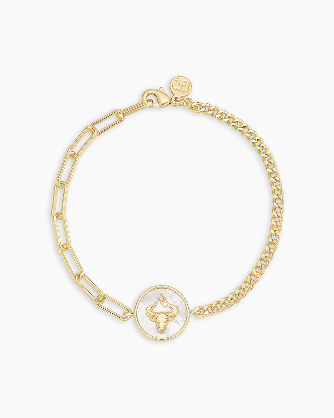 Vintage Zodiac Bracelet || option::18K Gold Plated, Taurus