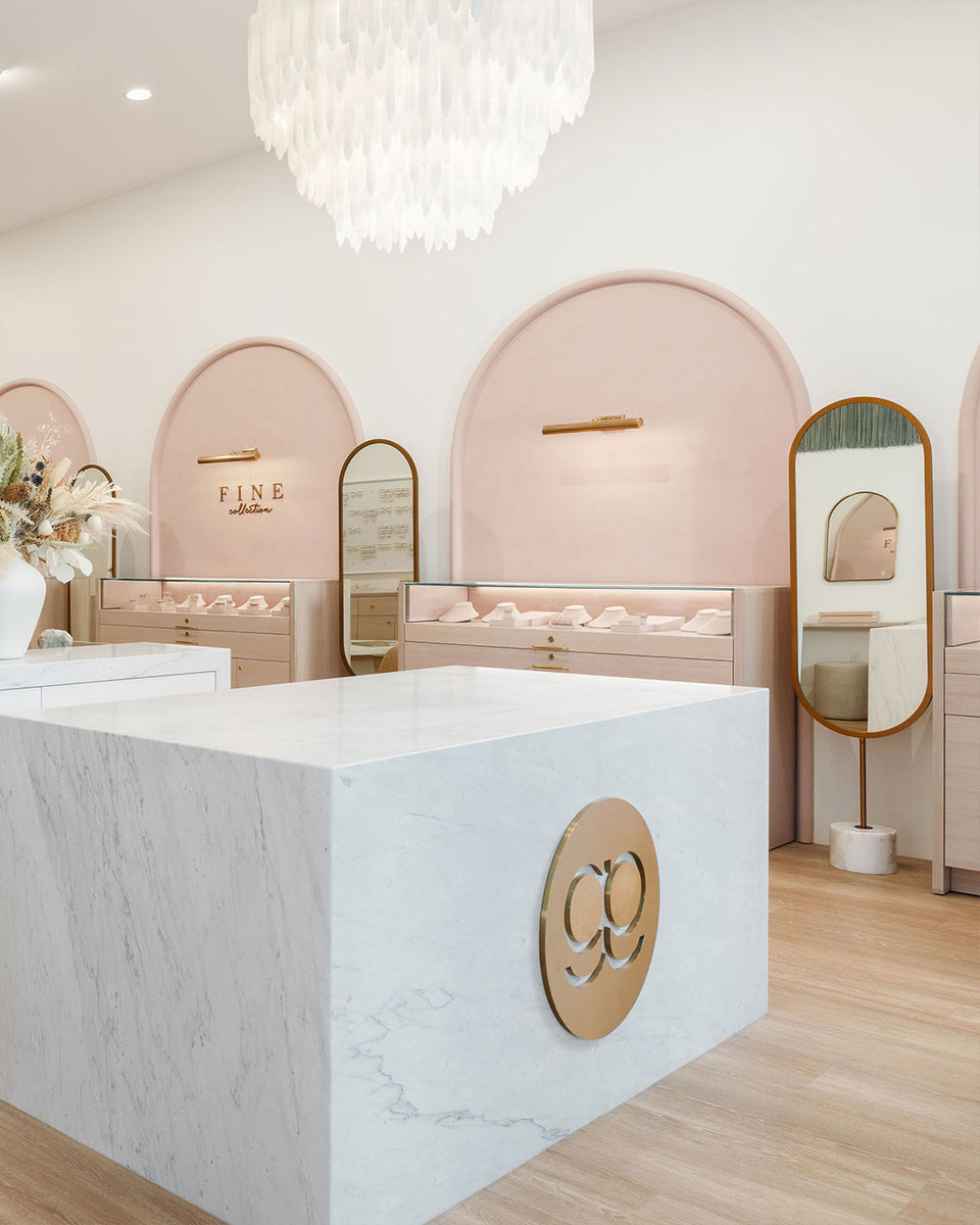 interior of gorjana store