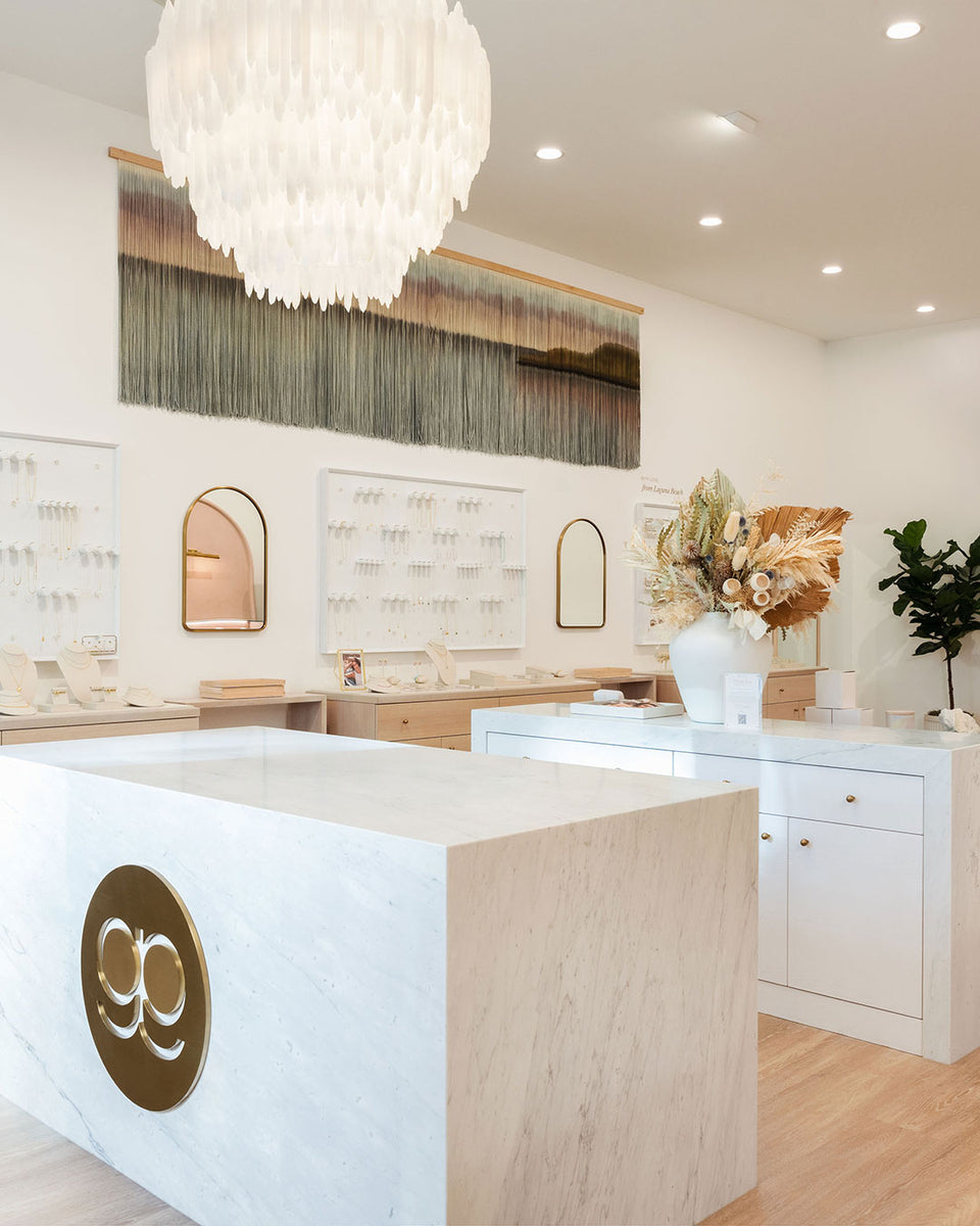 interior of gorjana store