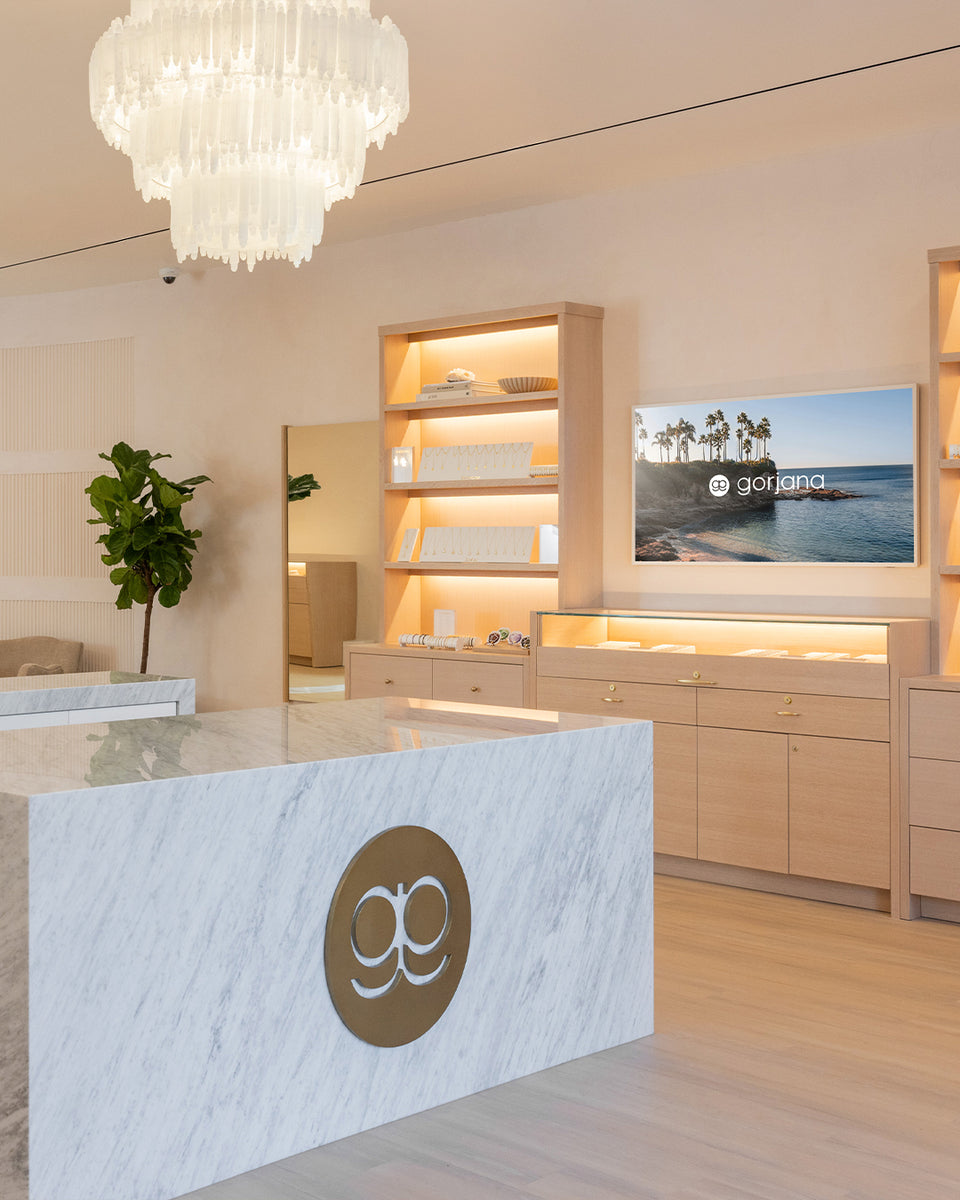 inside the Los Gatos gorjana store