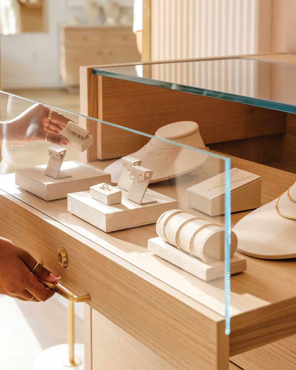 Jacksonville store - fine jewelry display