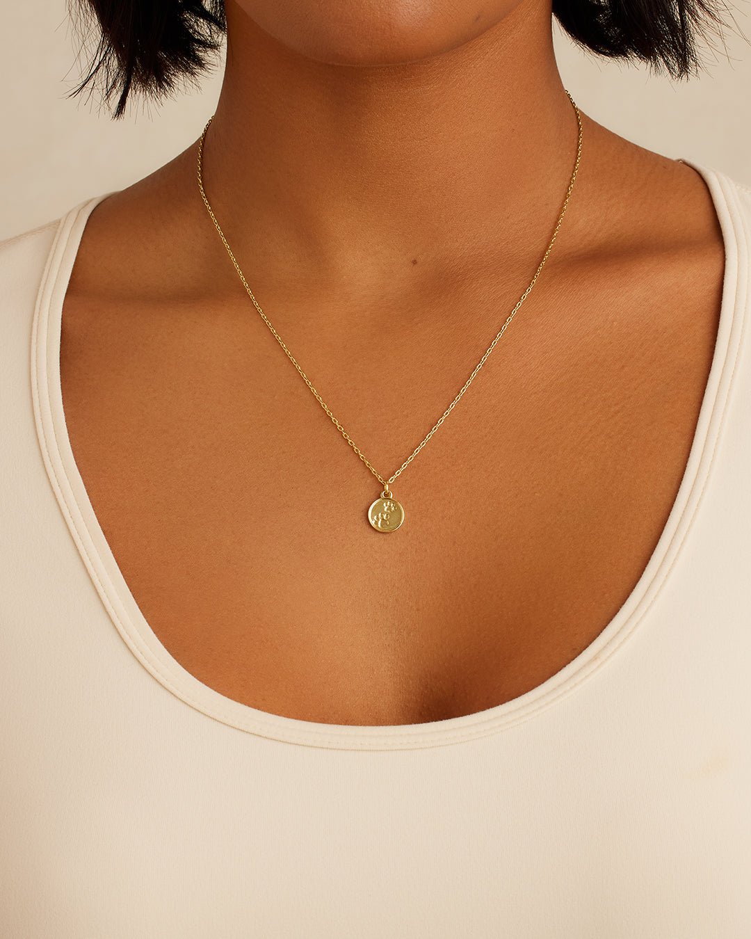 Double Paw Necklace || option::Gold Plated