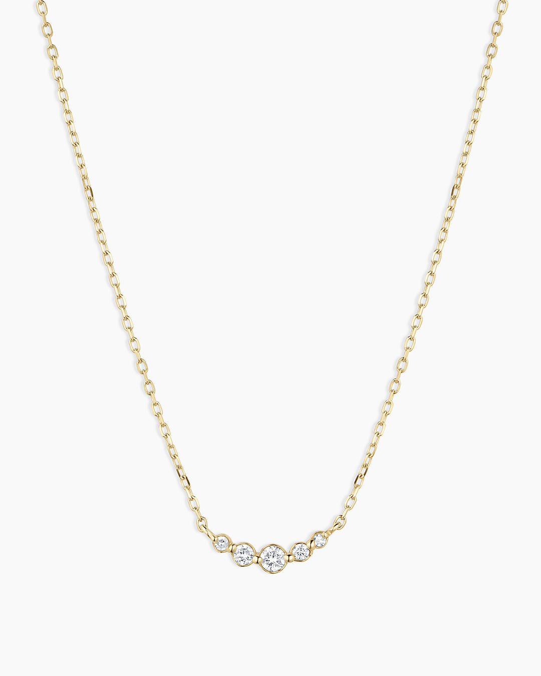 Elle Diamond Cluster Necklace – gorjana - Main Image