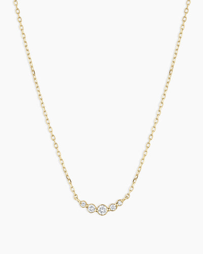 Elle Diamond Cluster Necklace