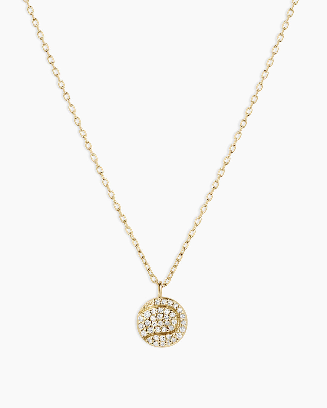 Diamond Ace Necklace || option::14k Solid Gold