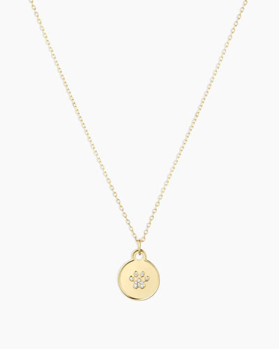 Diamond Paw Necklace