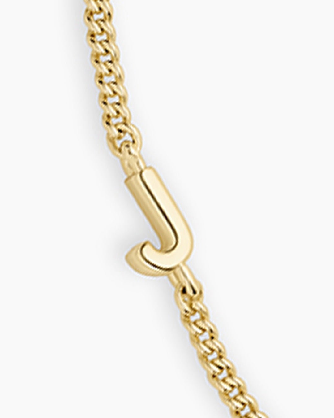 Wilder Mini Alphabet Bracelet || option::Gold Plated, J
