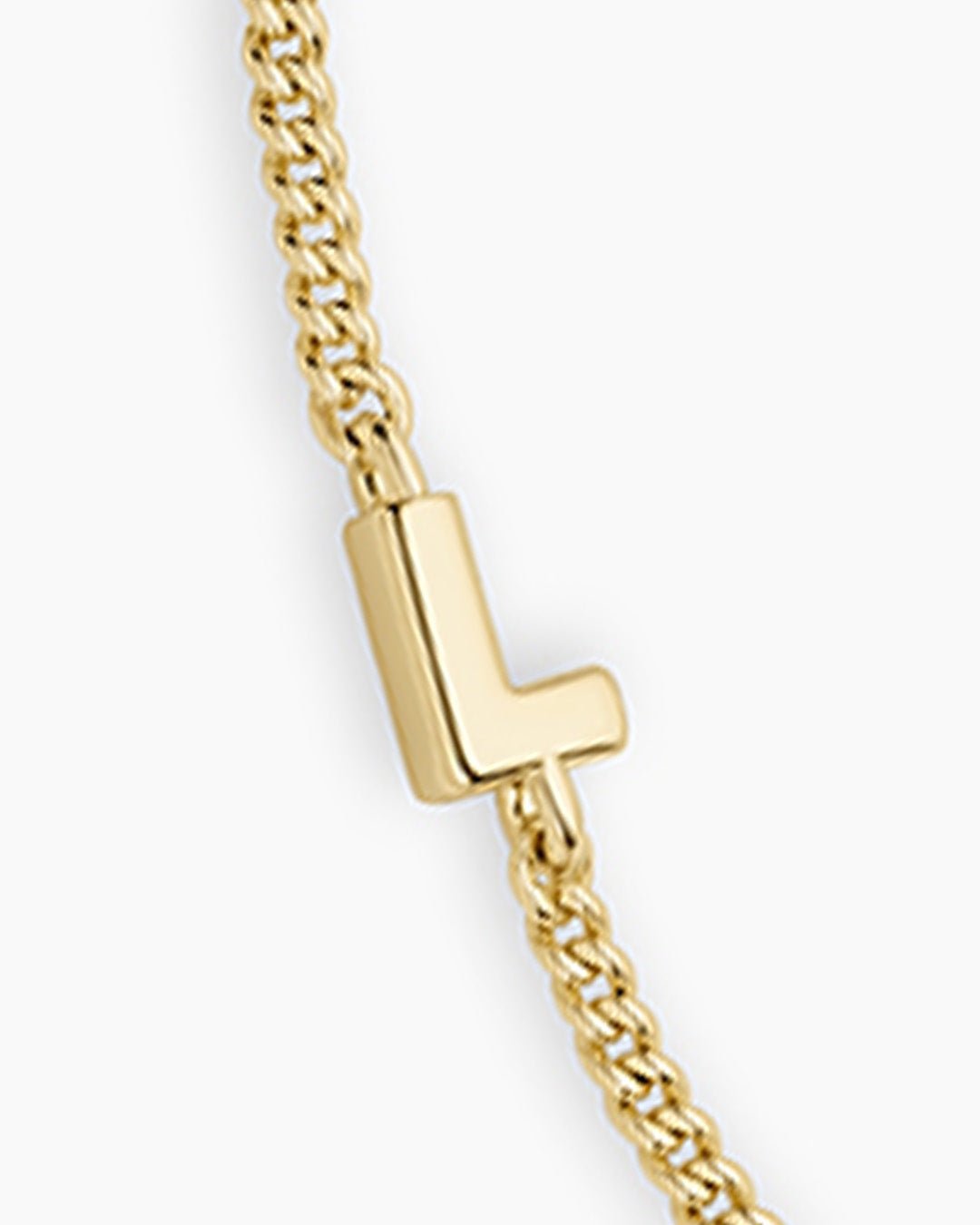 Wilder Mini Alphabet Bracelet || option::Gold Plated, L
