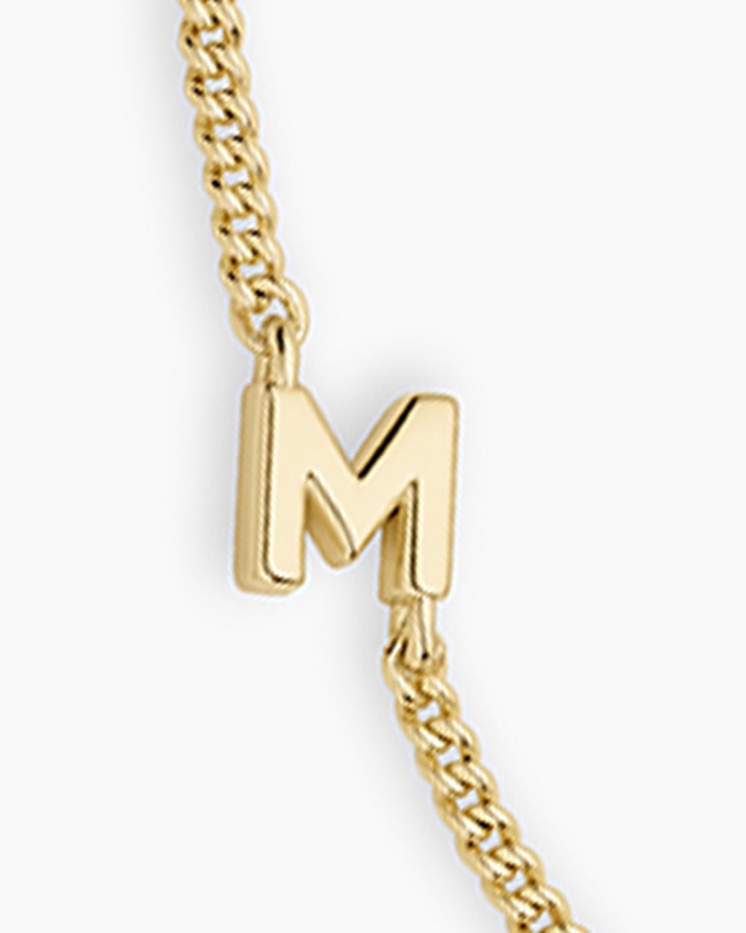 Wilder Mini Alphabet Bracelet || option::Gold Plated, M