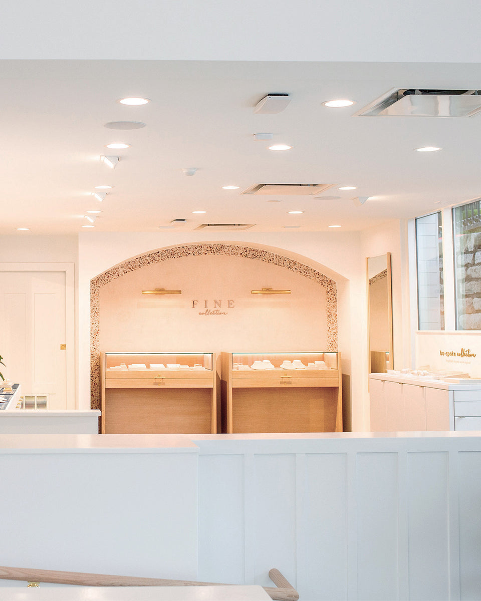 fine jewelry section of gorjana store