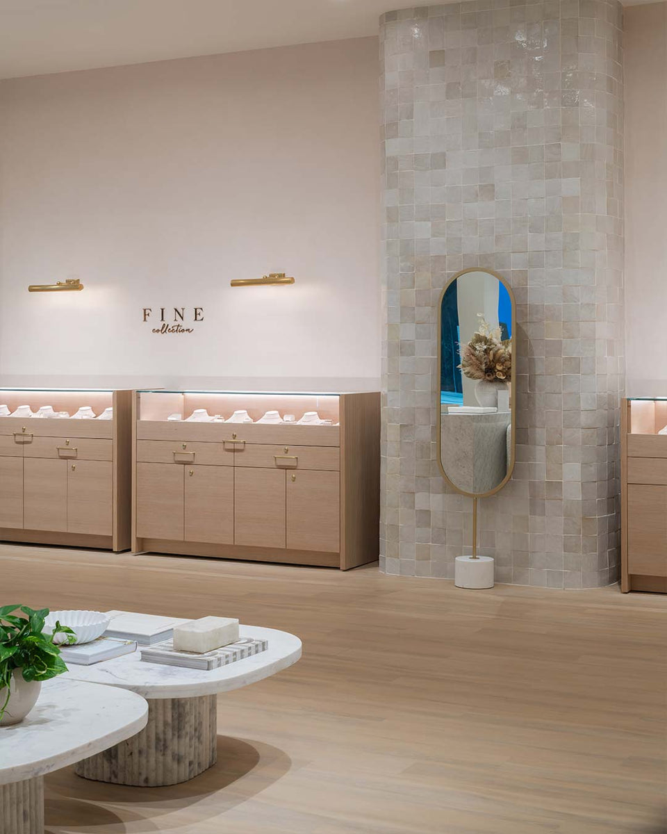 Inside Burlington, MA store