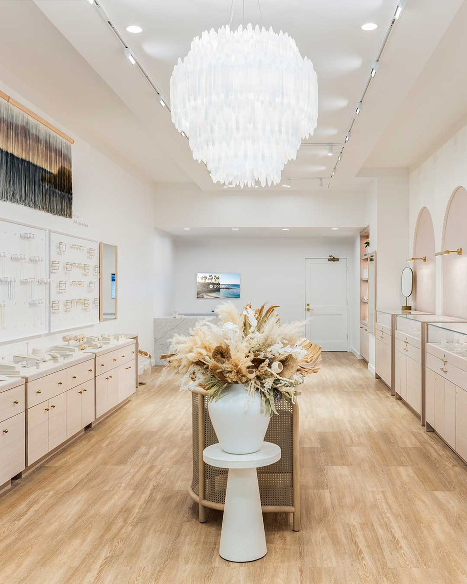 interior of gorjana store