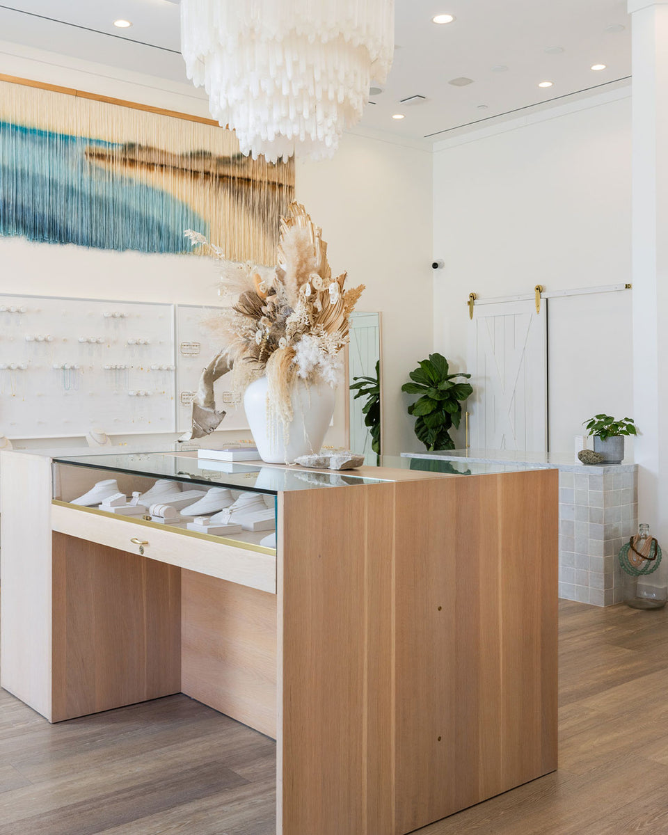 interior of gorjana store