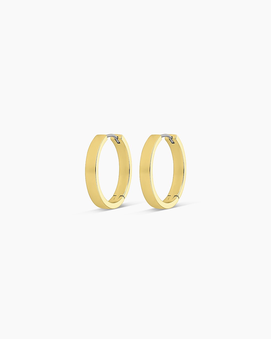 Rose Hoops Chunky hoops || option::Gold Plated