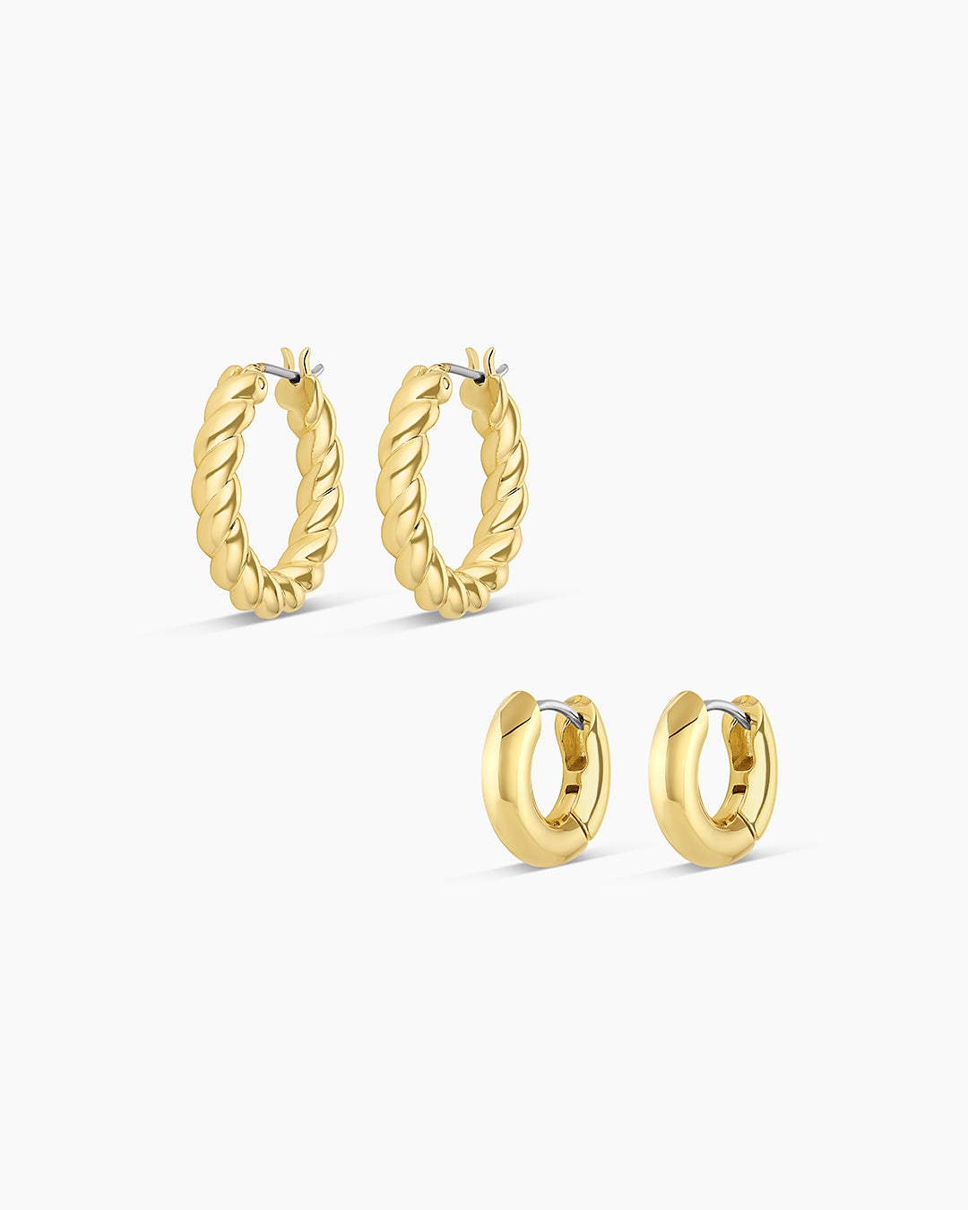 Gorjana gold hoop earrings Clearance
