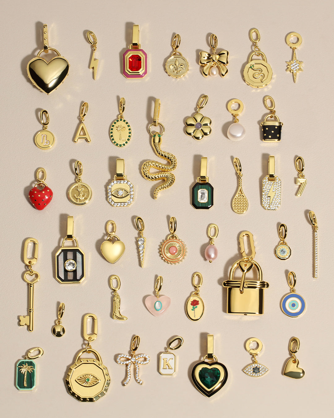 Gorjana - Pearl Parker Charm in Gold