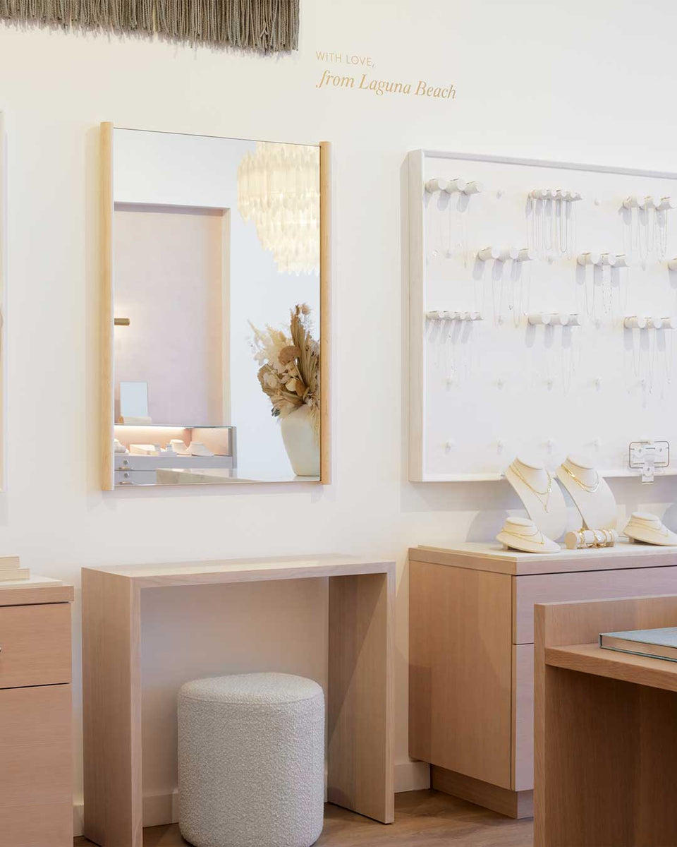 jewelry cases at Oklahoma store