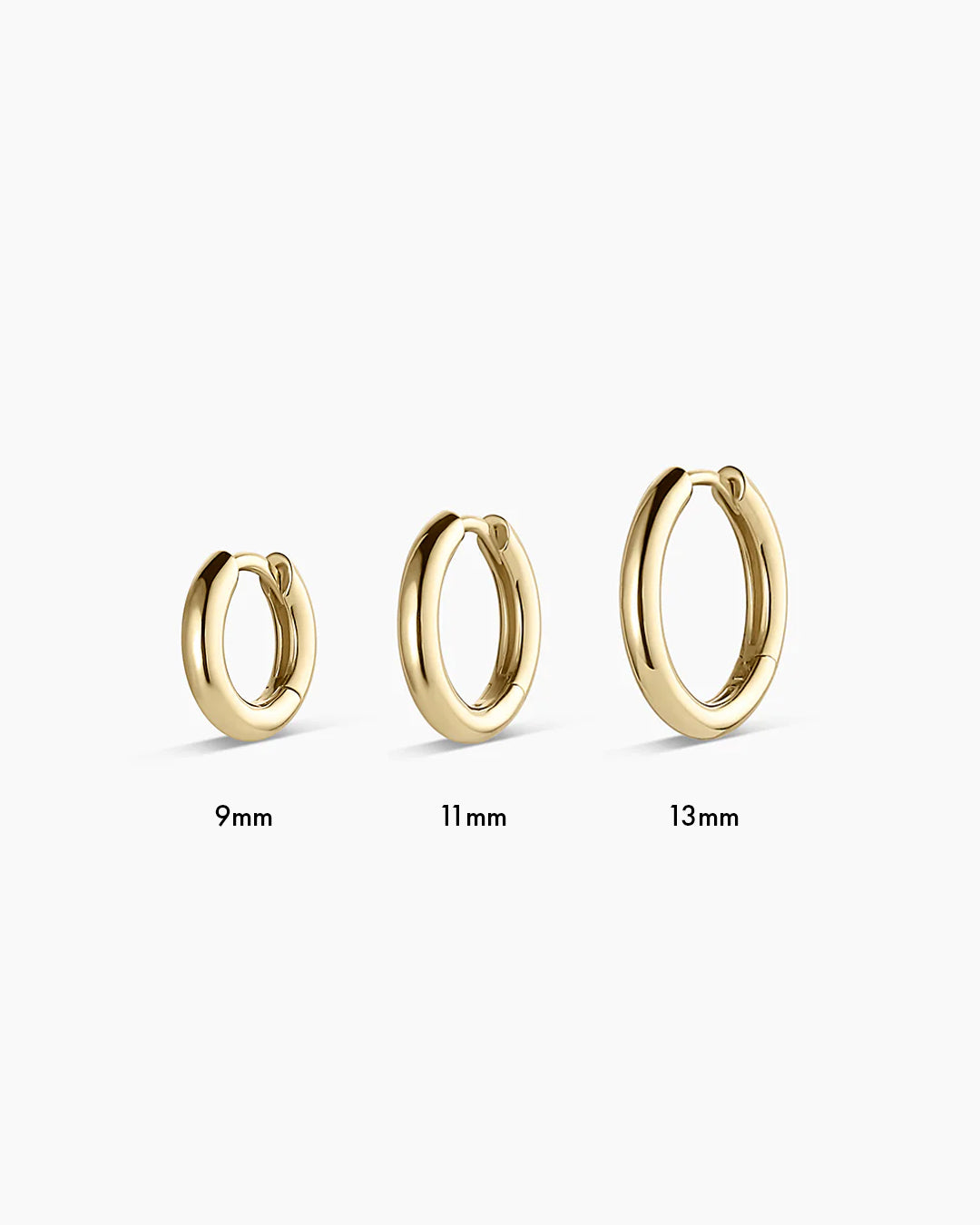 All sizes of everyday huggie