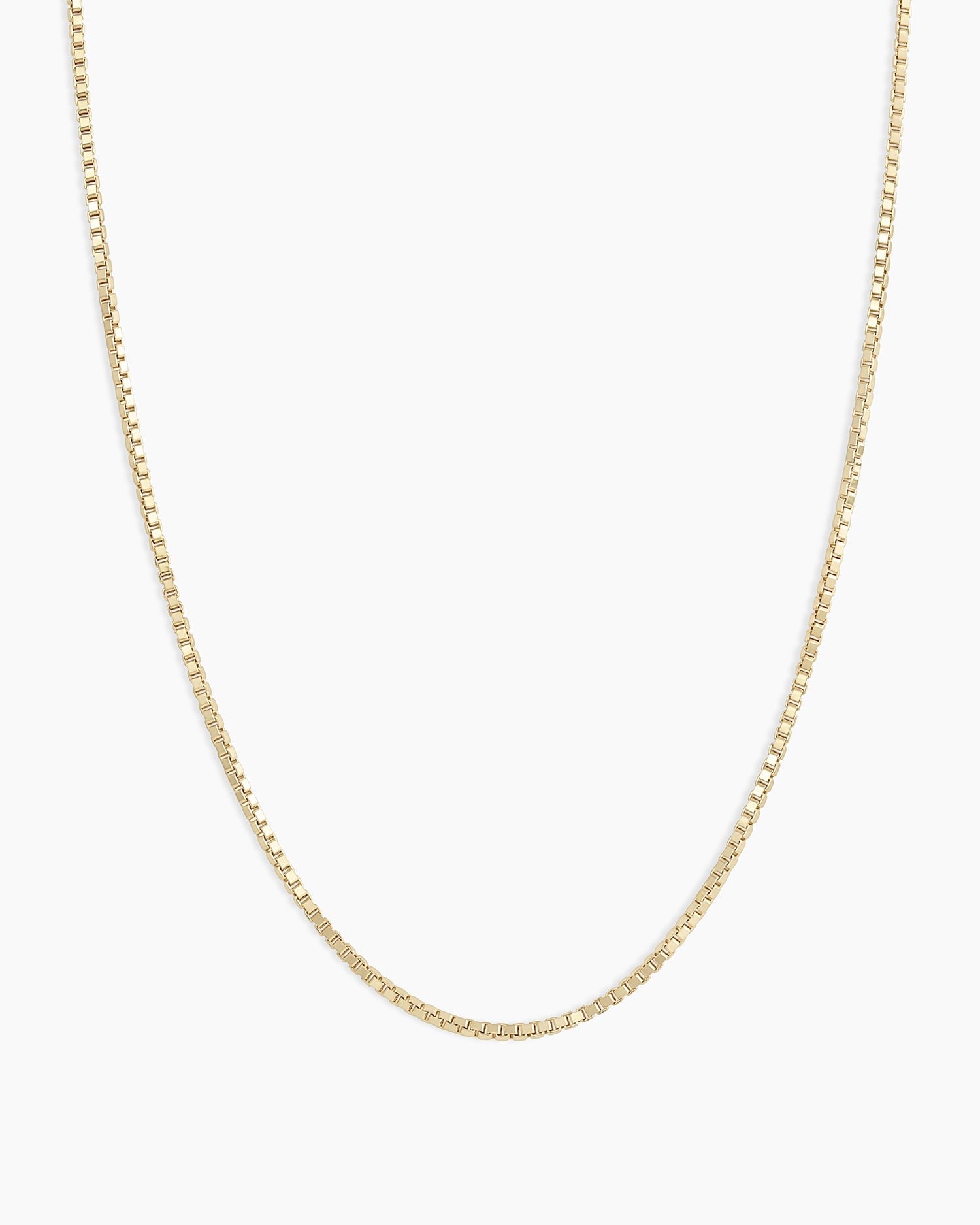 TheHonestJeweler 14k Solid Gold Extendable Box chain