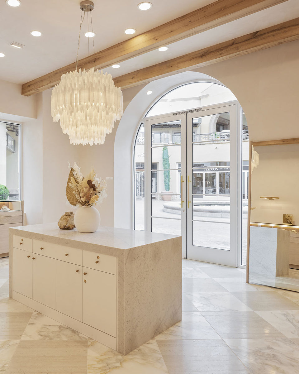 interior of fashion island gorjana store