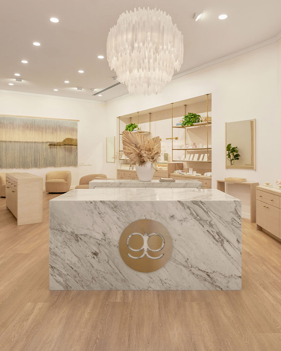 interior of fashion island gorjana store