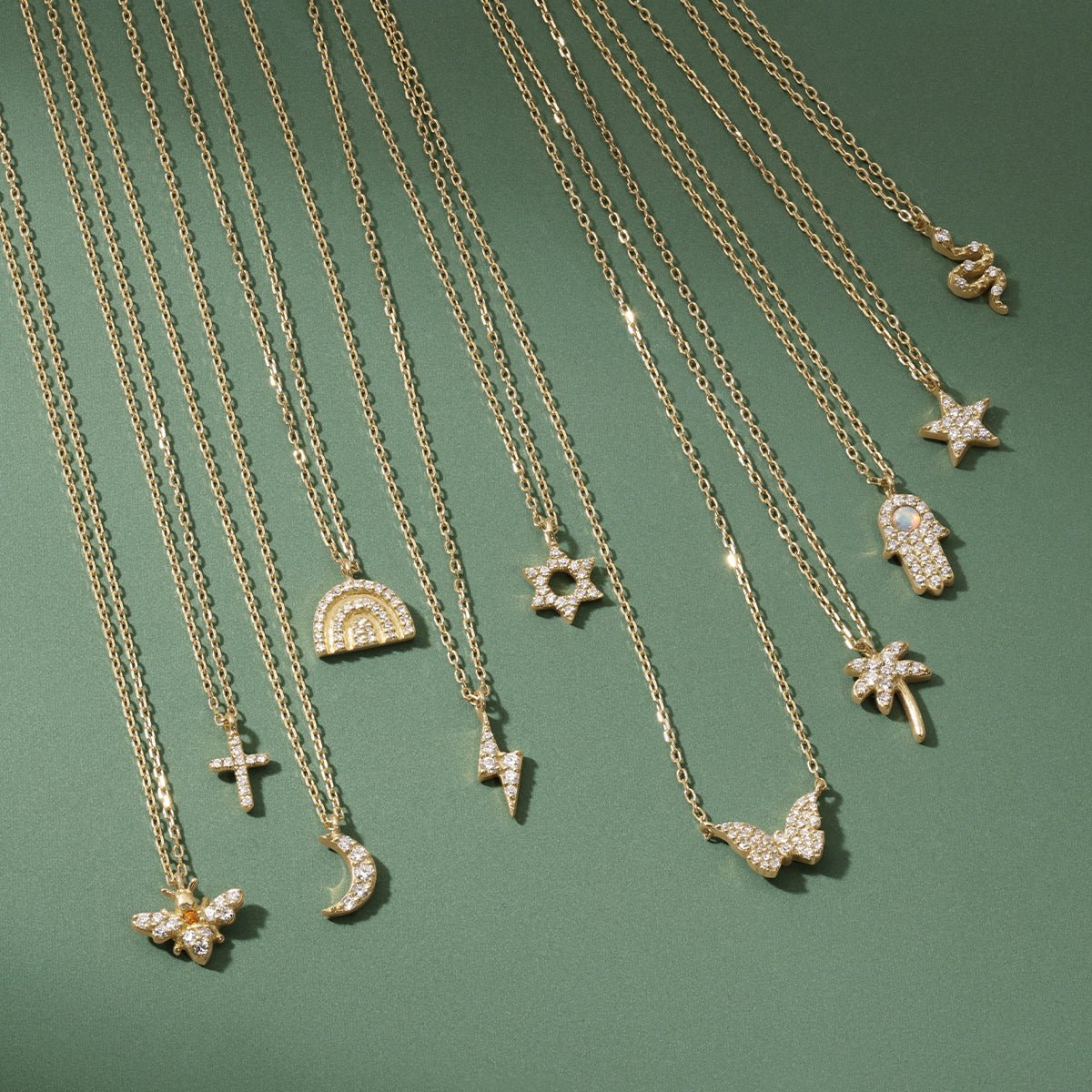 11 diamond charm necklaces. Shop New diamond charm necklaces. 
