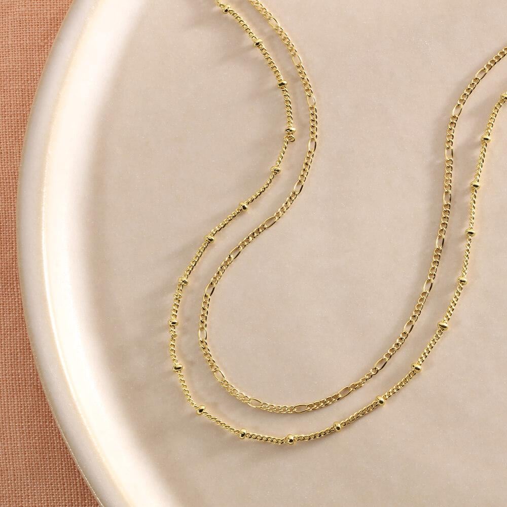 gold plated chain necklaces 