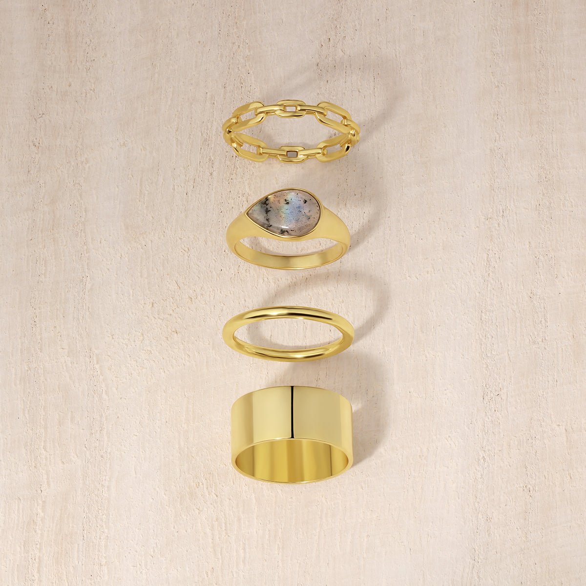 best selling gold plated rings. shop rings