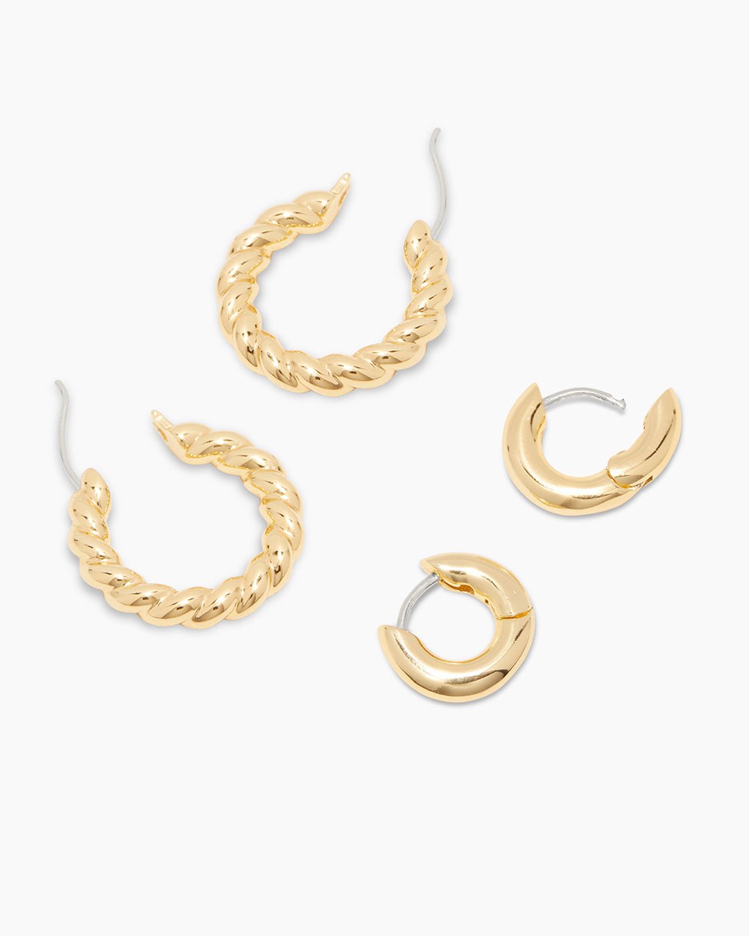 Crew Hoop set  || option::Gold Plated