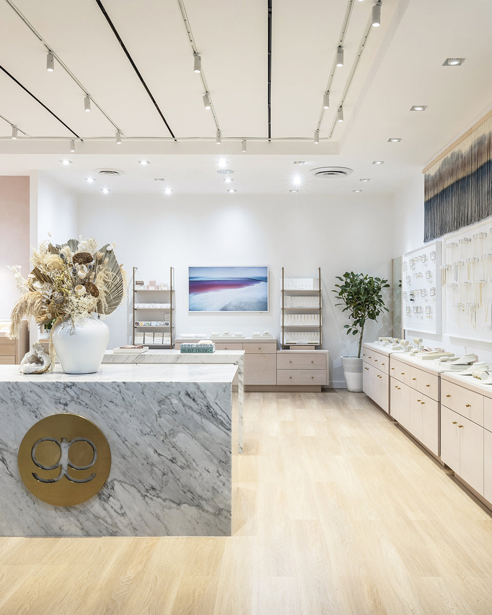 interior Garden state plaza gorjana store