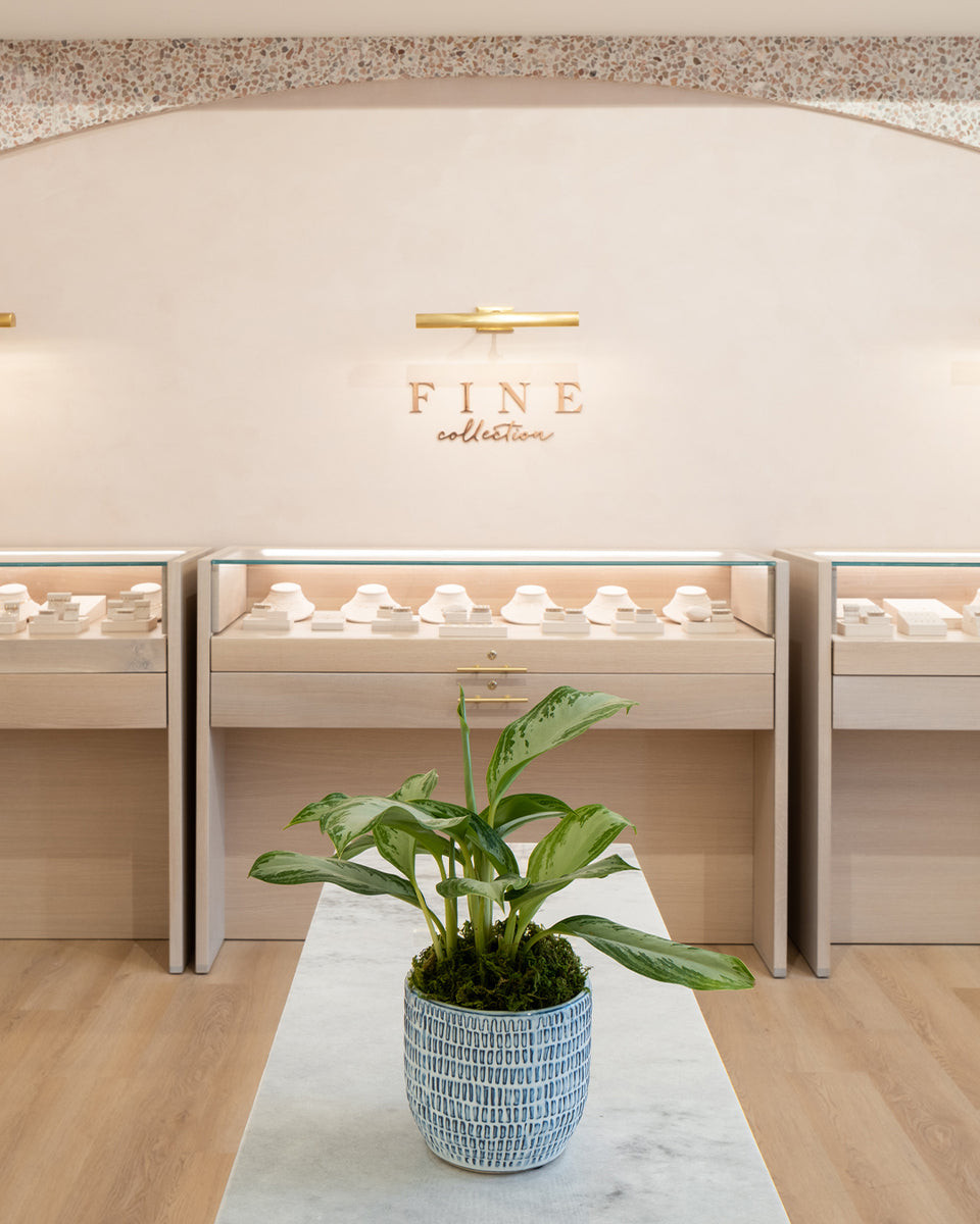 fine jewelry section in gorjana store