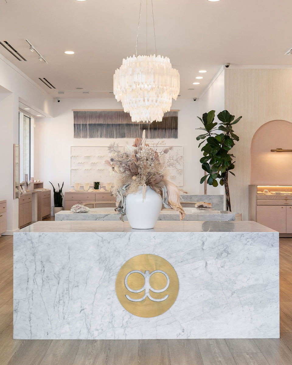 interior of gorjana store