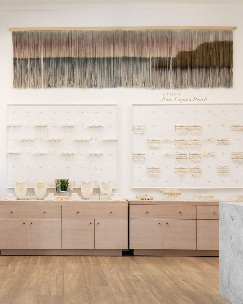 interior of gorjana store