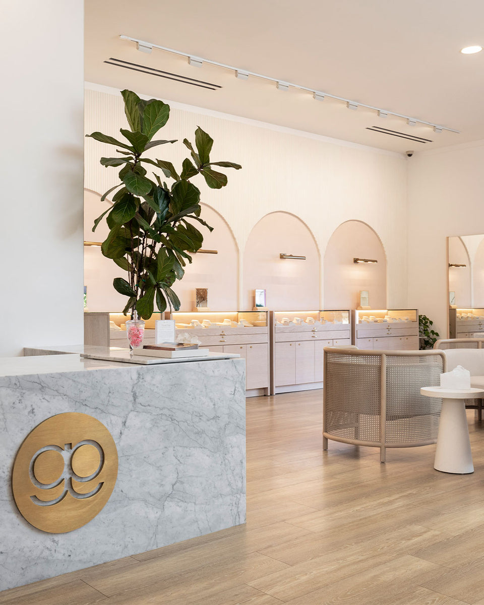 interior of gorjana store