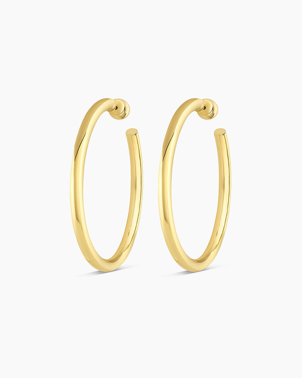 Carter Statement Hoops || option::18k Gold Plated