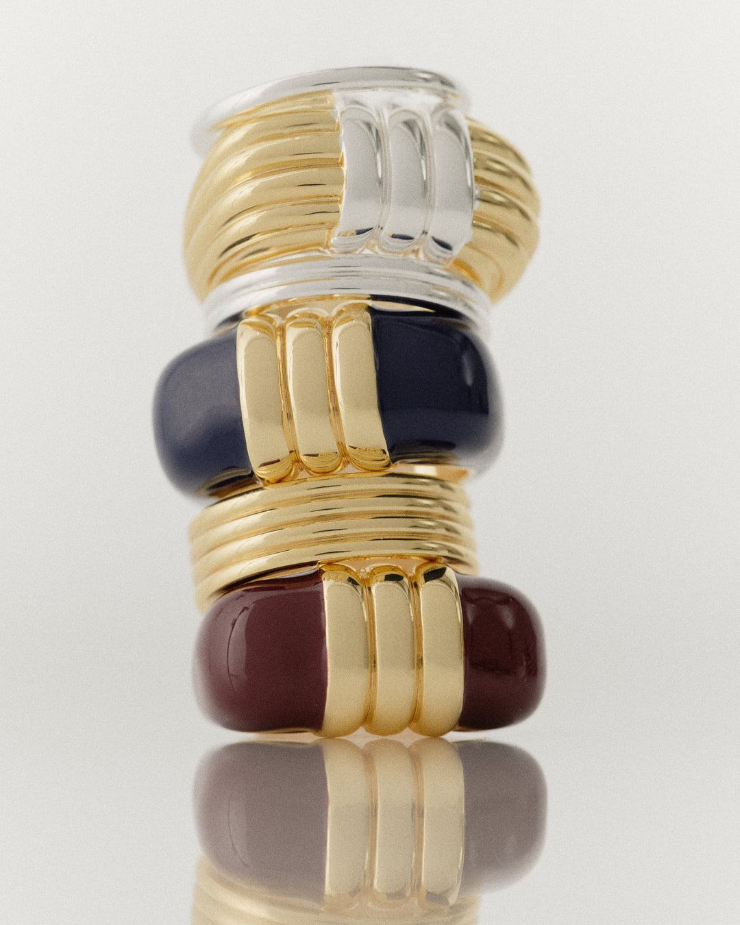 Melrose Statement Ring || option::18K Gold Plated