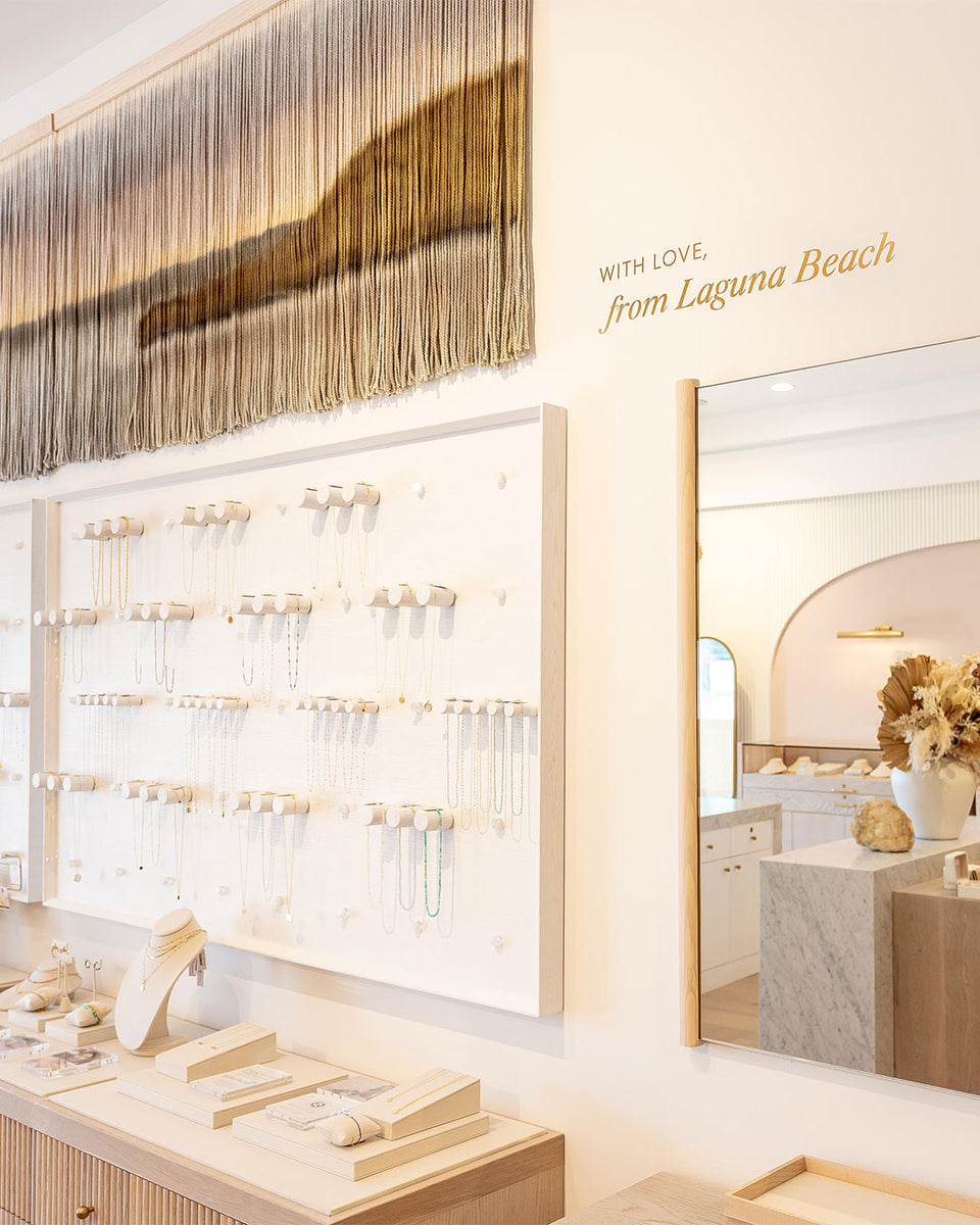 interior of gorjana kansas store