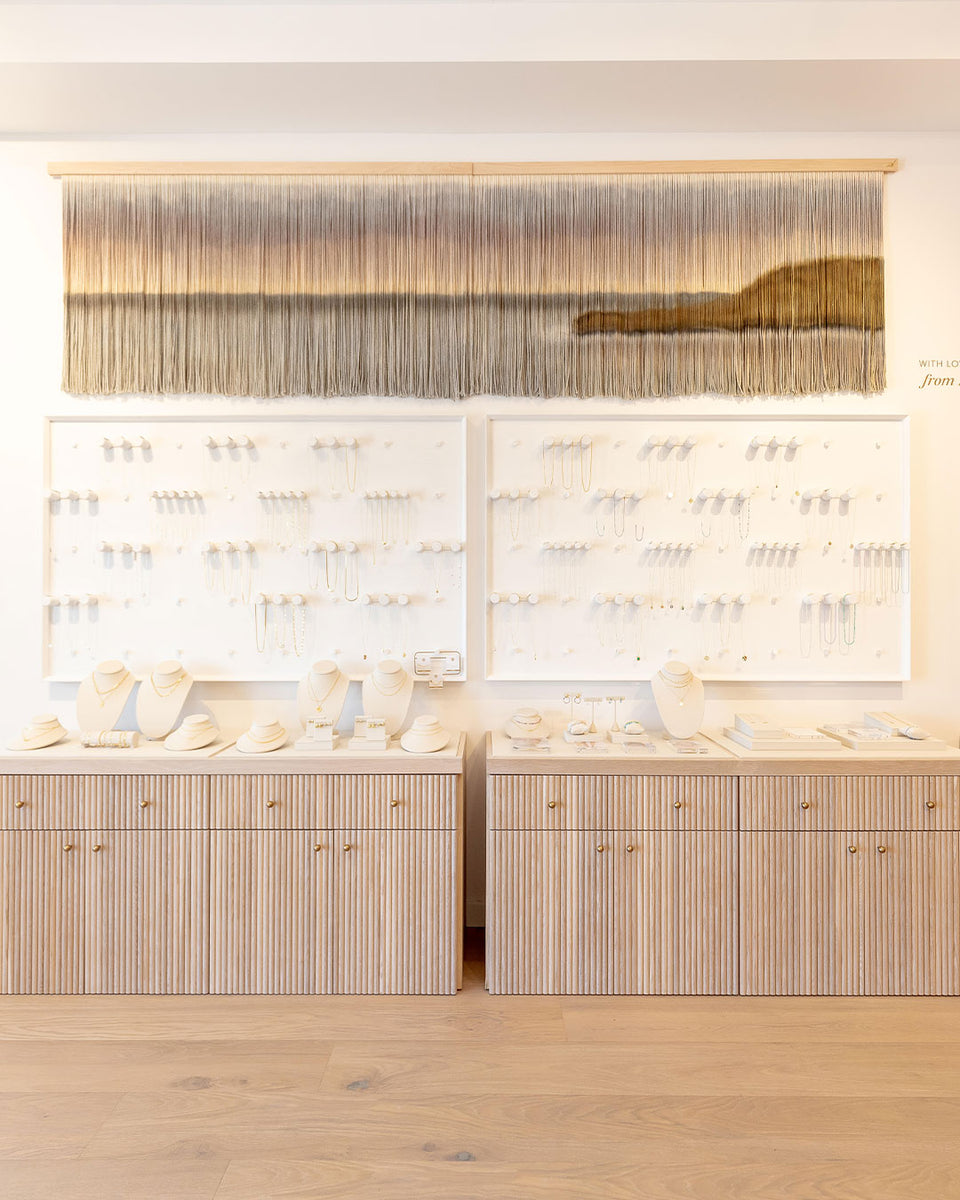 interior of gorjana kansas store