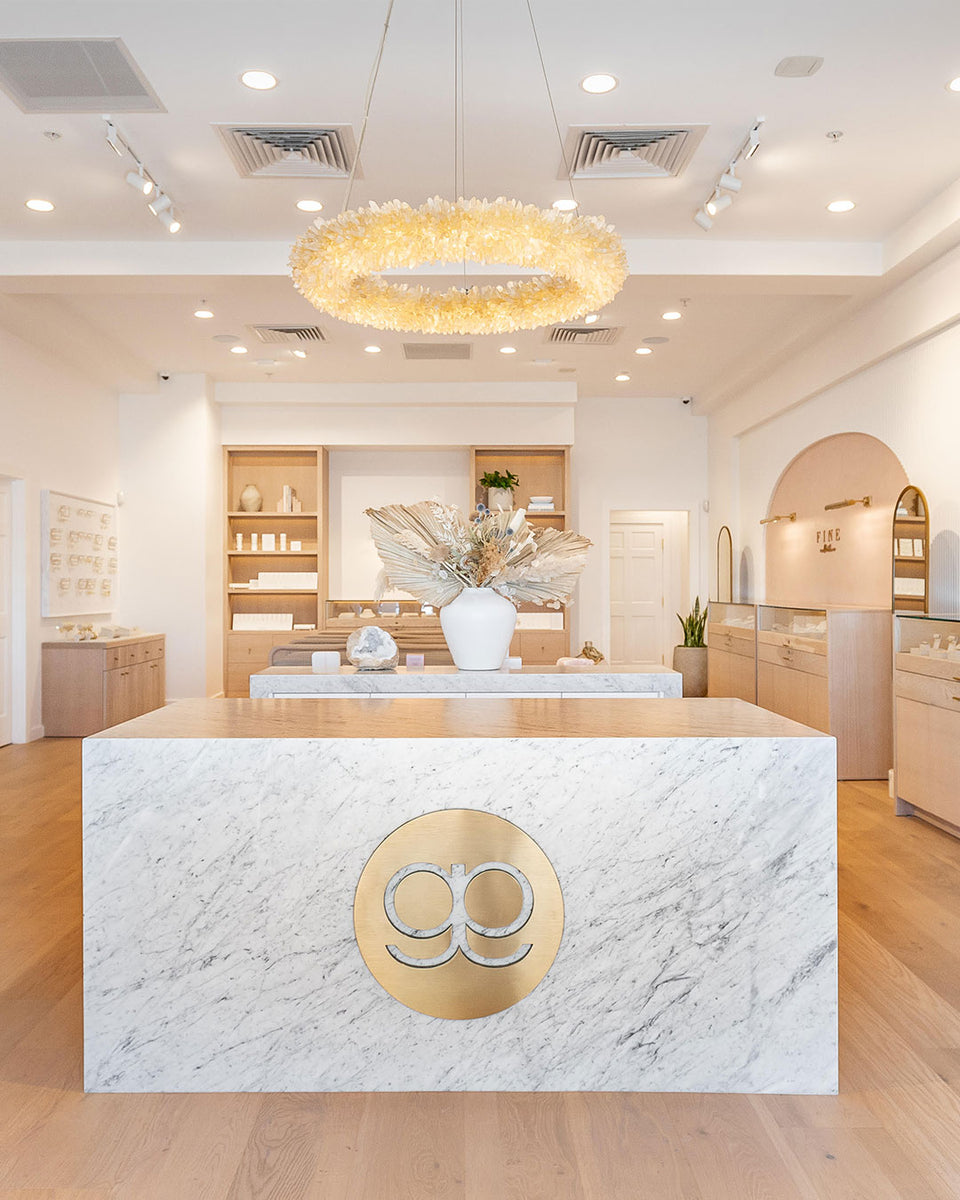 interior of gorjana kansas store